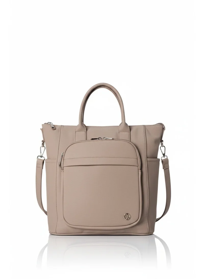 David Jones  David Jones Women's Handbag Stylish and Durable Everyday Carry | Color Taupe(CM7261)  | Best Price UAE